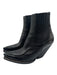 Celine Shoe Size 39.5 Black Leather Pointed Toe Western Booties Black / 39.5