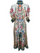 Zimmermann Size 1 / S Beige, Green, Multi Ramie Button Detail Floral Maxi Dress Beige, Green, Multi / 1 / S
