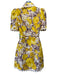 Zimmermann Size S / 1 Yellow, Cream, Lilac Purple Linen Button Front Muff Dress Yellow, Cream, Lilac Purple / S / 1