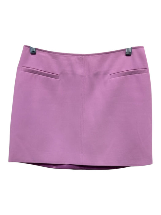 ASTR Size S Light Purple Polyester Back Zip Pockets Pencil Mini Skirt Light Purple / S