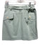 Claudie Pierlot Size 36 Seafoam Green Cotton & Linen Side Zip Flap Pockets Skirt Seafoam Green / 36