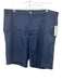 Peter Millar Size 36 Navy Synthetic Solid Athletic Khakis Men's Shorts Navy / 36