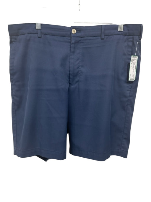 Peter Millar Size 36 Navy Synthetic Solid Athletic Khakis Men's Shorts Navy / 36