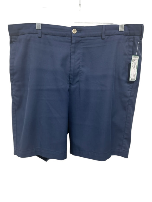 Peter Millar Size 36 Navy Synthetic Solid Athletic Khakis Men's Shorts Navy / 36