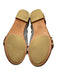 Bali Elf Shoe Size 8.5 Tan & Gold Leather Upper Metallic Detail Back Zip Sandals Tan & Gold / 8.5
