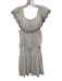 Ramy Brook Size S White Polyester Off Shoulder Sleeveless Elastic Waist Dress White / S