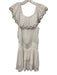 Ramy Brook Size S White Polyester Off Shoulder Sleeveless Elastic Waist Dress White / S