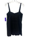 J Crew Size XS Black Linen Square Neck Sleeveless Gold Button Down Dress Black / XS