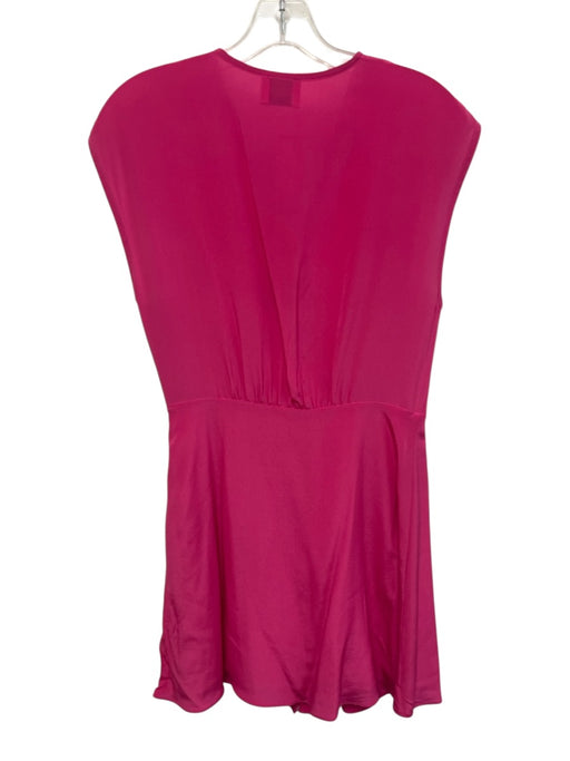 Claude Pierlot Size Est S/M Mangenta No Fabric Tag Sleeveless V Neck Dress Mangenta / Est S/M
