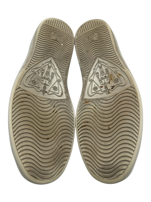 Gucci Shoe Size 11.5 Gray Leather Guccissima Sneaker Men's Shoes Gray / 11.5