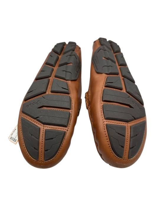 Polo Shoe Size 12 Brown Leather Solid Dress Loafer Men's Shoes Brown / 12