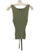 En Saison Size M Sage green Sleeveless Rib Knit Wide Neck Waist Tie Top Sage green / M