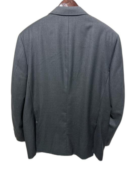 Canali Gray Wool Solid 2 Button Men's Suit Gray / 56