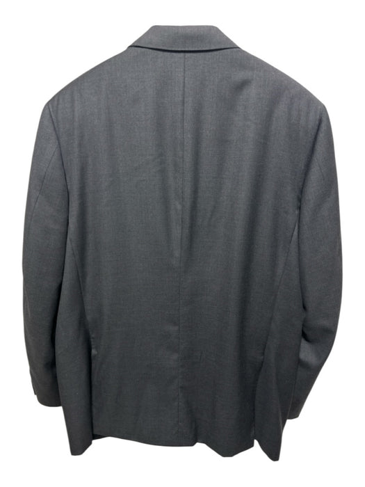 Canali Gray Wool Solid 2 Button Men's Suit Gray / 56