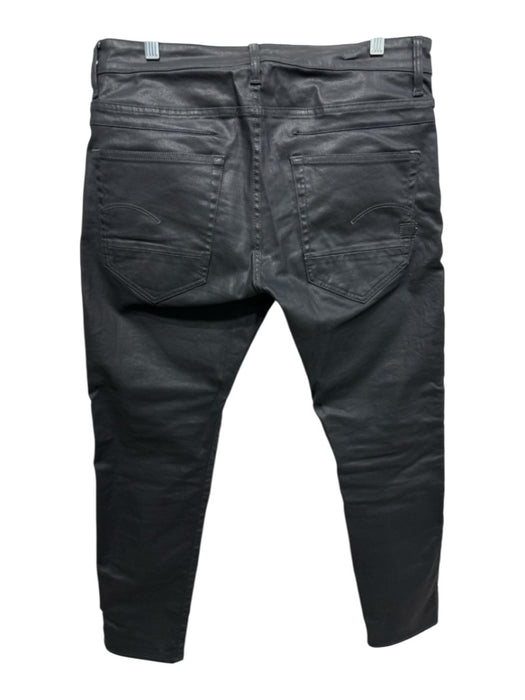 G Star Size 33 Black Cotton Waxed Skinny Jean Men's Pants Black / 33