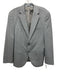 Boss Gray Wool Blend Micro notched 2 Button Men's Blazer Gray / 50
