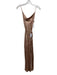 Shona Joy Size 4 Blush Beige Lenzing Blend Satin Spaghetti Strap Maxi Dress Blush Beige / 4