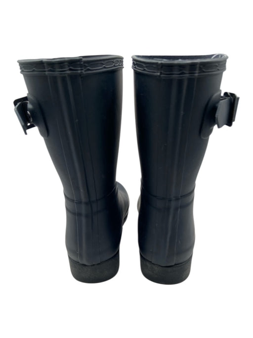 Hunter Shoe Size 5 Midnight blue Synthetic Upper Side Buckle Round Toe Boots Midnight blue / 5