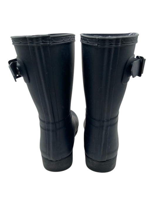 Hunter Shoe Size 5 Midnight blue Synthetic Upper Side Buckle Round Toe Boots Midnight blue / 5