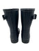 Hunter Shoe Size 5 Midnight blue Synthetic Upper Side Buckle Round Toe Boots Midnight blue / 5