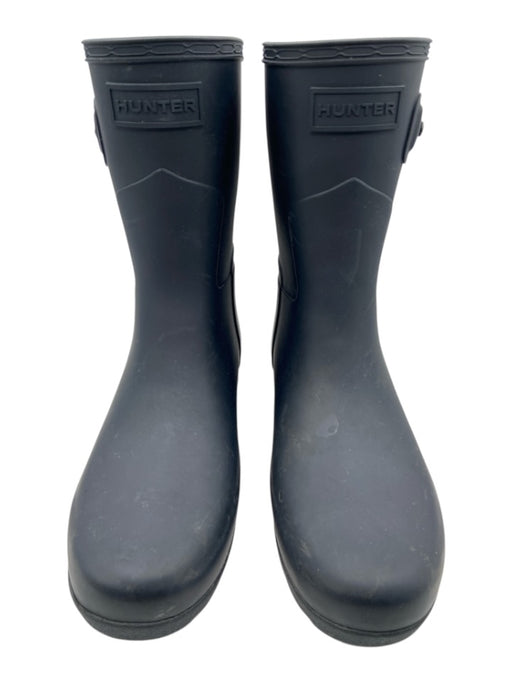 Hunter Shoe Size 5 Midnight blue Synthetic Upper Side Buckle Round Toe Boots Midnight blue / 5