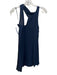 Reformation Size 0 Navy Blue Viscose One Shoulder Sleeveless Side Zip Dress Navy Blue / 0