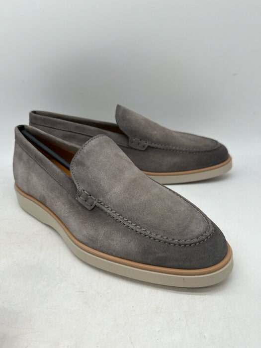 Magnanni Shoe Size 7 NWT Brown & White Suede Solid Low Top Men's Shoes