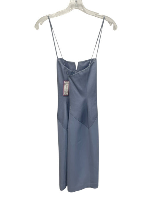 Andrea Polizzi for Rex Lester Size 10 Periwinkle Blue Polyester Blend Dress Periwinkle Blue / 10