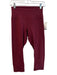 Lululemon Size 6 Burgundy Nylon High Rise solid color Capri Athleisure Leggings Burgundy / 6