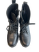 Thursday Shoe Size 8.5 Black Manmade Material Lace Up Side Zip Platform Boots Black / 8.5