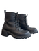 Thursday Shoe Size 8.5 Black Manmade Material Lace Up Side Zip Platform Boots Black / 8.5