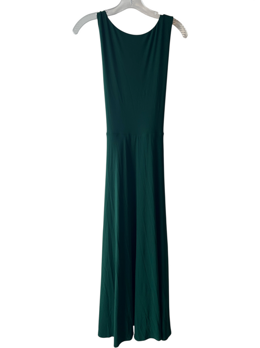 AYM Size L Green No Fabric Tag Drawstring Waist Shoulder Strap Stretch Dress Green / L