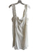 Reformation Size XL White Organic Cotton Open Back Sleeveless Tie in Back Dress White / XL