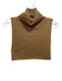 COS Size One Size Camel Brown Cashmere Ribbed Trim Turtleneck Split Hem Sweater Camel Brown / One Size