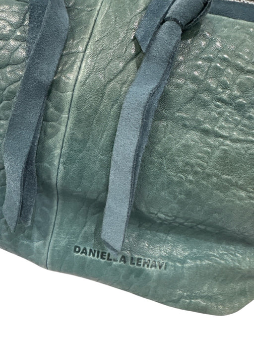 Daniella Lehavi Green blue Leather & Suede Faded Silver Hardware Hand Bag Green blue / M