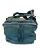 Daniella Lehavi Green blue Leather & Suede Faded Silver Hardware Hand Bag Green blue / M