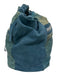 Daniella Lehavi Green blue Leather & Suede Faded Silver Hardware Hand Bag Green blue / M