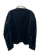 Karen Kane Size 14 Black & Cream Cotton Blend Velvet Beaded Collar Jacket Black & Cream / 14
