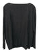 Zapa Size M Black & Silver Viscose Blend Flecked Dolman Sleeve Boat Neck Sweater Black & Silver / M