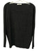 Zapa Size M Black & Silver Viscose Blend Flecked Dolman Sleeve Boat Neck Sweater Black & Silver / M