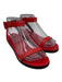 Alexander Wang Shoe Size 37.5 Red Leather Ankle Strap Open Toe Sandals Red / 37.5