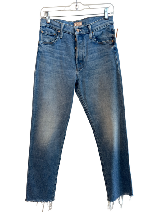 Mother Size 27 Light Wash Cotton High Rise Button Fly 5 Pocket Jeans Light Wash / 27