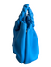 Hereu Blue Leather Cross Body Braided Top Handle Magnetic Clasp Bag Blue / Mini