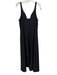 G. Label by Goop Size 12 Black Polyester Blend Sleeveless Back Zip A Line Dress Black / 12