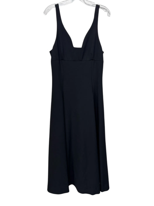 G. Label by Goop Size 12 Black Polyester Blend Sleeveless Back Zip A Line Dress Black / 12