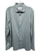 Mizzen + Main Size L Green & White Nylon Blend Gingham Men's Long Sleeve Shirt Green & White / L