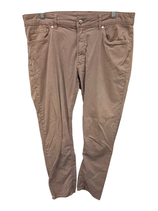 Peter Millar Size 35 Light Brown Cotton Blend Solid Men's Pants Light Brown / 35