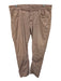 Peter Millar Size 35 Light Brown Cotton Blend Solid Men's Pants Light Brown / 35