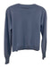 Intermix Size P Light Blue Cashmere Knit V Neck Cropped Pullover Sweater Light Blue / P