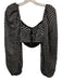 For Love & Lemons Size S Black & White Ecovero & Viscose Long puff sleeve Top Black & White / S